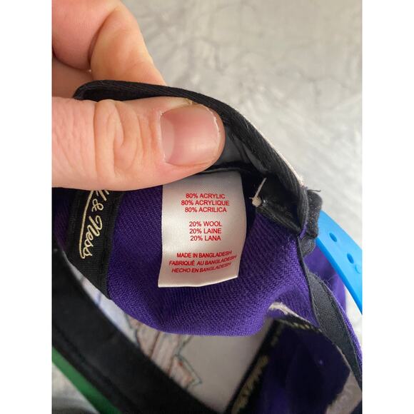 Utah Jazz Mitchell & Ness NBA Basketball Snapback Hat - Picture 8 of 8